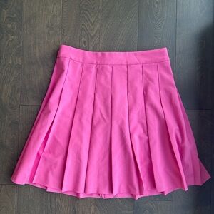 Sunday Best Pink Pleated Women's Skirt Size 8